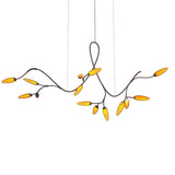 Bronze Vines Linear Chandelier by Robert Sonneman