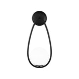 Midnight Black Galassia One Light Sconce