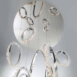 Chrome Scoppia 9 Light LED Chandelier by Eurofase