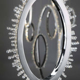 Chrome Scoppia 9 Light LED Chandelier by Eurofase