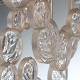 Champagne Silver Trento 12 Light Linear Chandelier by Eurofase