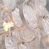 Champagne Silver Trento 12 Light Linear Chandelier by Eurofase