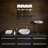 Canmore LED Bath Bar by Eurofase, Finish: Black, Chrome, Size: Small, Medium, Large, X-Small, | Casa Di Luce Lighting