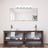 Canmore LED Bath Bar by Eurofase, Finish: Black, Chrome, Size: Small, Medium, Large, X-Small, | Casa Di Luce Lighting