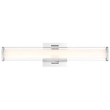Medium Chrome Nozza Vanity Light by Eurofase
