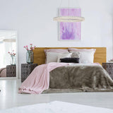 Sassi Round LED Chandelier in Bedroom