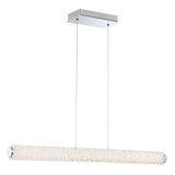 Small Sassi Linear LED Chandelier by Eurofase