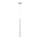 Navada 1 Light LED Pendant by Eurofase, Finish: Nickel Satin, Size: Medium, | Casa Di Luce Lighting