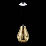 Benalto 1 Light Pendant by Eurofase, Color: Amber, Chrome, Gold, , | Casa Di Luce Lighting