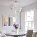 Carrie Chandelier by Mitzi, Finish: Brass Aged, Nickel Polished, Polished Copper-Mitzi, , | Casa Di Luce Lighting