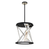 Black Sarise 4-Light LED Chandelier by Eurofase