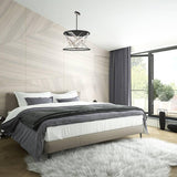 Sarise 8-Light LED Chandelier in bedroom
