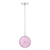 Caledonia LED Pendant by Eurofase, Color: Pink, Size: Small, | Casa Di Luce Lighting