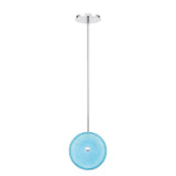 Caledonia LED Pendant by Eurofase, Color: Blue, Size: Small, | Casa Di Luce Lighting