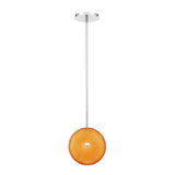 Caledonia LED Pendant by Eurofase, Color: Orange, Size: Small, | Casa Di Luce Lighting