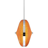 Caledonia LED Pendant by Eurofase, Color: Clear, Pink, Blue, Yellow, Orange, Size: Small, Large, | Casa Di Luce Lighting