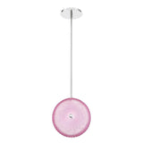 Caledonia LED Pendant by Eurofase, Color: Pink, Size: Large, | Casa Di Luce Lighting