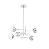 Fairmount 6 Light LED Chandelier by Eurofase, Color: Chrome, , | Casa Di Luce Lighting