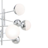 Fairmount 6 Light LED Chandelier by Eurofase, Color: Chrome, Matte Black, , | Casa Di Luce Lighting