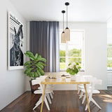 Kenmore Pendant by Eurofase, Finish: Black, Gold, , | Casa Di Luce Lighting