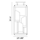 Cathedral Share 3 Light Lantern by Eurofase by Eurofase, Title: Default Title, , | Casa Di Luce Lighting