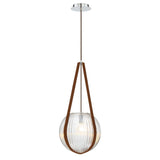 Clear Rosemount 1-Light Pendant by Eurofase