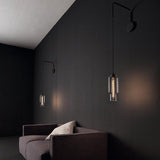 Cici Wall Lamp by Vesoi, Color: Bronze, Fume-Slamp, Grey, Orange, White, Clear, Finish: Black, Brass Brushed, White, Natural Brass, | Casa Di Luce Lighting