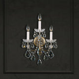 New Orleans Wall Sconce by Schonbek, Finish: Gold Heirloom-Schonbek, Gold Etruscan-Schonbek, Gold French -Schonbek, Silver Polished-Schonbek, Silver Antique-Schonbek, Pearl Black-Schonbek, Bronze Heirloom-Schonbek, Aurelia-Schonbek, Number of Lights: 1, 2, 3, Crystal Color: Heritage-Schonbek, Clear Swarovski-Schonbek, Golden Teak-Schonbek | Casa Di Luce Lighting