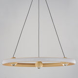 Nodes LED Chandelier By ET2, Finish: Gold, Diameter: 24 inch