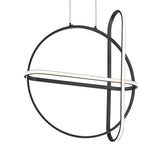 Berkely LED Round Chandelier by Eurofase, Color: Matte Black, Satin Gold, , | Casa Di Luce Lighting