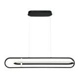Demark LED Linear Chandelier by Eurofase, Color: Matte Black, Satin Gold, , | Casa Di Luce Lighting