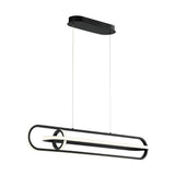 Demark LED Linear Chandelier by Eurofase, Color: Matte Black, Satin Gold, , | Casa Di Luce Lighting