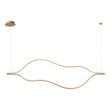 Devonshire LED Linear Chandelier by Eurofase, Color: Chrome, Gold, , | Casa Di Luce Lighting