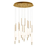 Cumberland LED Multi-Light Chandelier by Eurofase, Finish: Black, Nickel Satin, Antique Brass, Mixed, , | Casa Di Luce Lighting