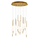 Cumberland LED Multi-Light Chandelier by Eurofase, Finish: Antique Brass, , | Casa Di Luce Lighting