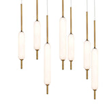 Cumberland LED Multi-Light Chandelier by Eurofase, Finish: Black, Nickel Satin, Antique Brass, Mixed, , | Casa Di Luce Lighting