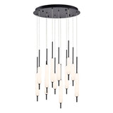 Cumberland LED Multi-Light Chandelier by Eurofase, Finish: Black, Nickel Satin, Antique Brass, Mixed, , | Casa Di Luce Lighting