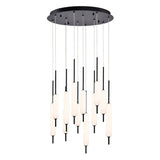 Cumberland LED Multi-Light Chandelier by Eurofase, Finish: Black, , | Casa Di Luce Lighting