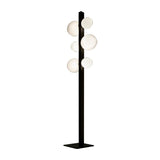 ICS Floor Lamp by Vesoi, Finish: Black, White, Black/Brass, White/Brass, , | Casa Di Luce Lighting