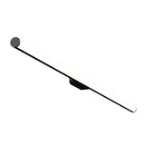 Fino Bath Bar by Sonneman, Finish: Black, Size: Large, | Casa Di Luce Lighting
