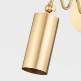 Bea Wall Sconce By Mitzi - Aged Brass Closer View