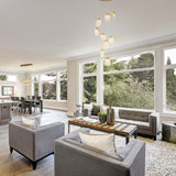 Paget Chandelier in Living Room