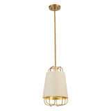 White Tura 1-Light Pendant by Eurofase