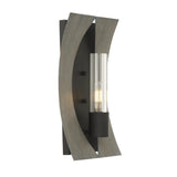 Matte Black Pennino 1-Light LED Wall Sconce by Eurofase