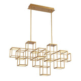 Ferro 9 Light Chandelier by Eurofase, Color: Black, Gold, , | Casa Di Luce Lighting