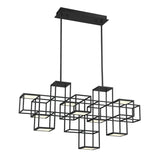 Ferro 9 Light Chandelier by Eurofase, Color: Black, , | Casa Di Luce Lighting