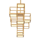 Ferro 9 Light Chandelier by Eurofase, Color: Black, Gold, , | Casa Di Luce Lighting