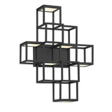 Ferro 6-Light LED Wall Sconce by Eurofase, Color: Black, , | Casa Di Luce Lighting