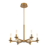 Coffee Gold Torna 6 Light Chandelier by Eurofase