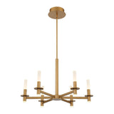 Coffee Gold Torna 6 Light Chandelier by Eurofase